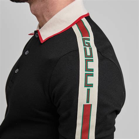 gucci ribbon polo